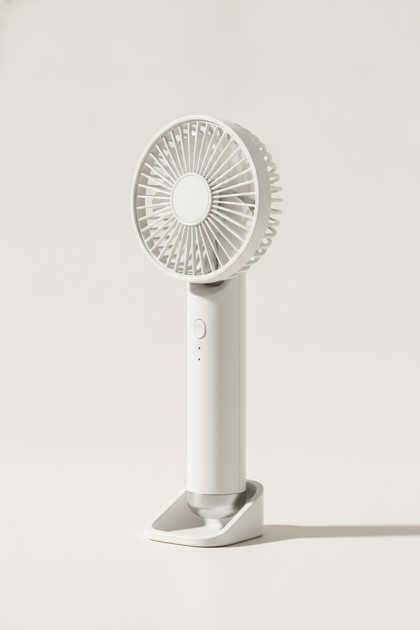 Slim travel mini fan suitable for packing in bags